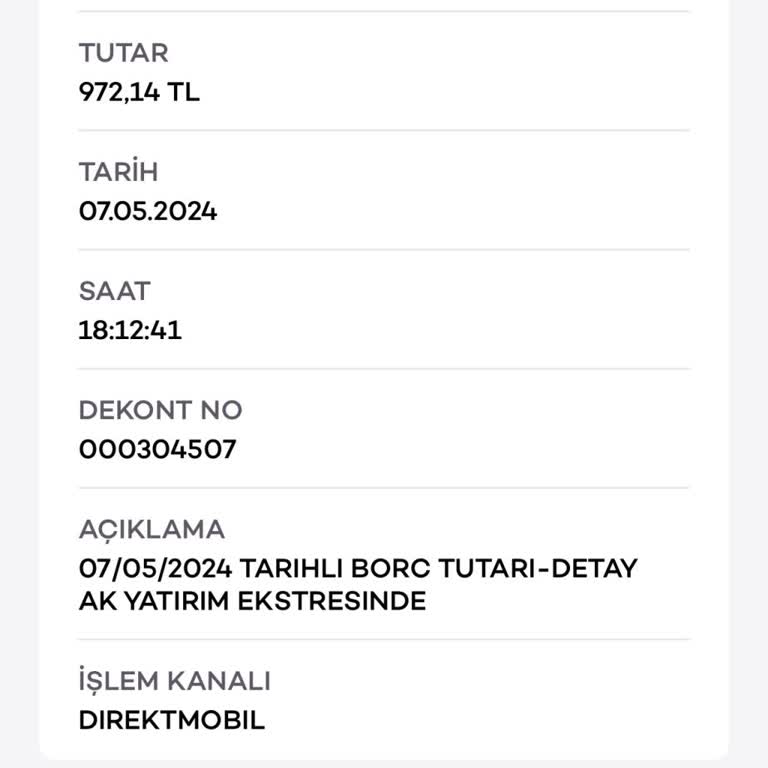 Ak Yatırım Akbank Borç Tutarı Adı Altında Hesaptan Para Kesilmesi