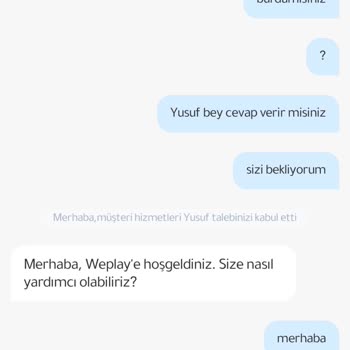 Weplay Sebepsiz Cihaz Kısıtlanması