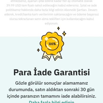 Unimeal Uygulaması Para İadesi Garantisi Yalanı!