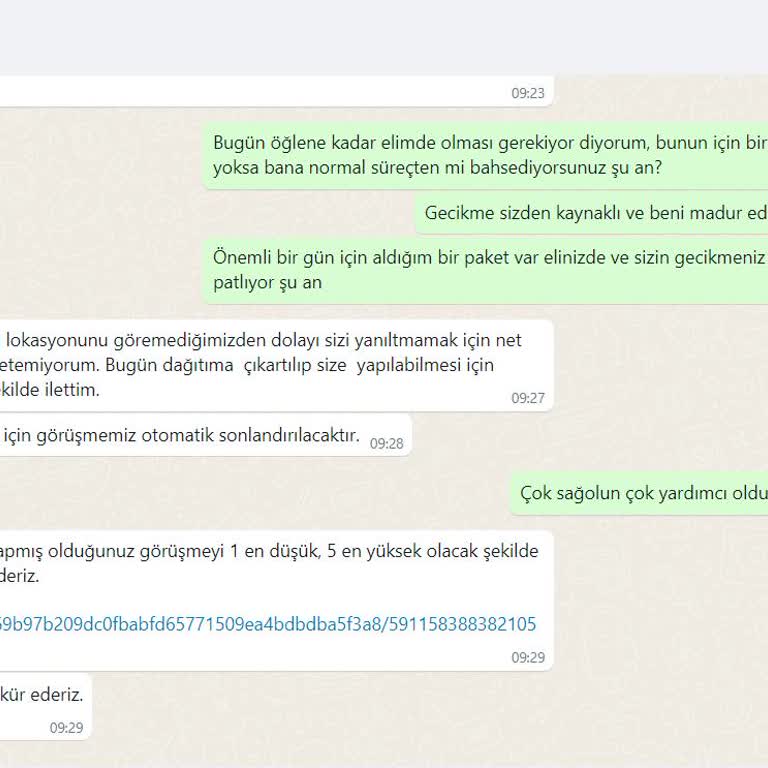 Hepsijet Sipariş Teslimatının Gecikmesi