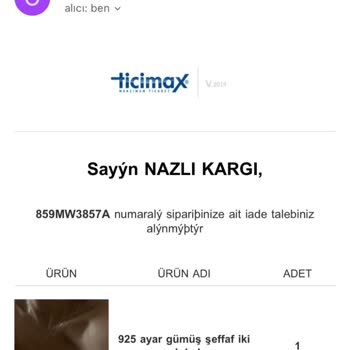 Ok Roses Muhatap Bulamıyorum Para İademi İstiyorum!