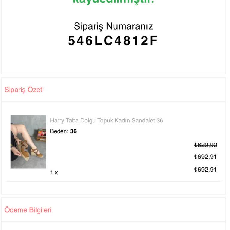 Shoebellas Ürün Ücreti İade Edilmedi