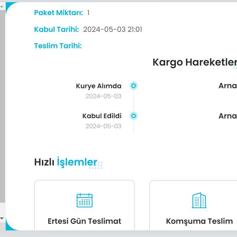 Kargoist Kargoyu Almadığı Halde Alınmış Gibi İşlem Yapıyor.