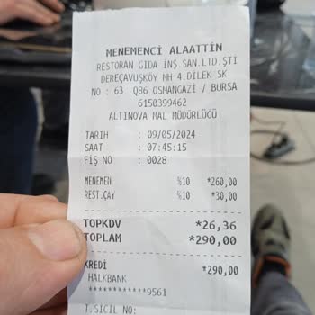 Menemenci Alaattin Fiyat Uçmuş Gitmiş