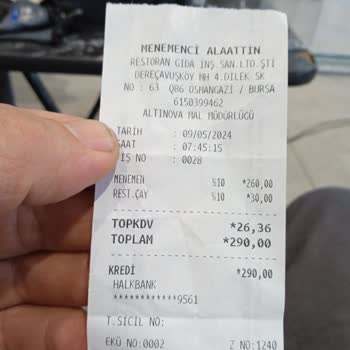 Menemenci Alaattin Fiyat Uçmuş Gitmiş