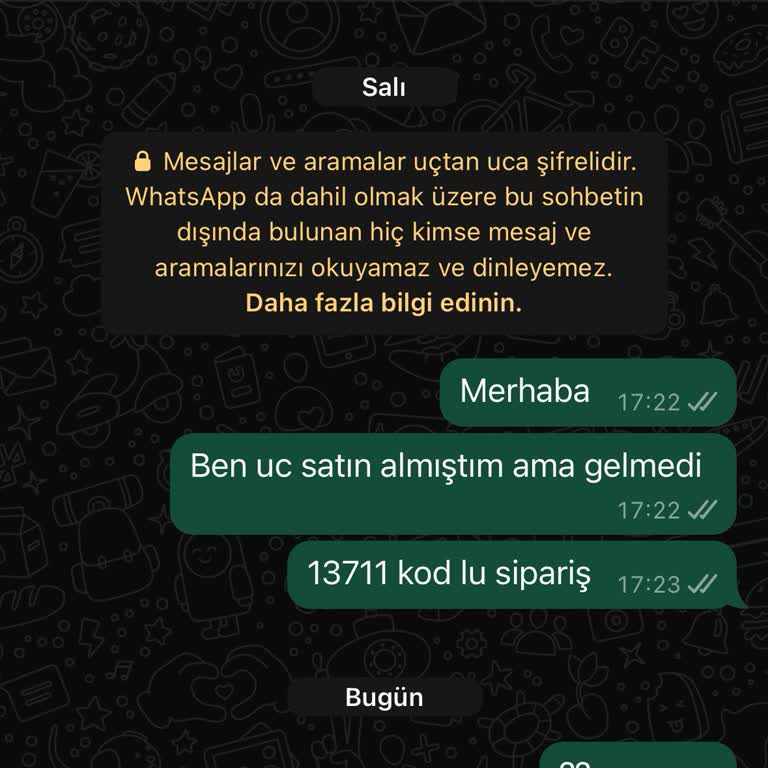 Epinyum Uc Aldım Yollamadılar