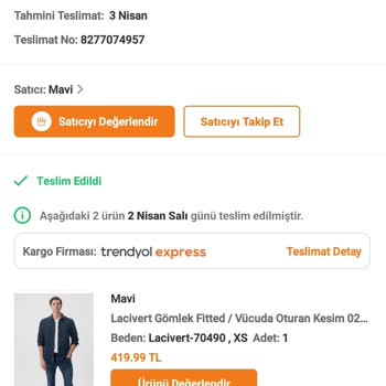 Mavi Ürün Değişimi Fiyat Farkı