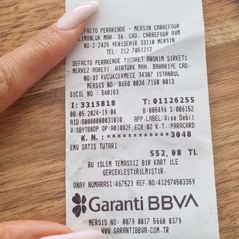 DeFacto Kasa Personeli Şikayeti