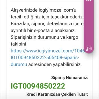 icgiyimozel.com Mayo İade Almamak