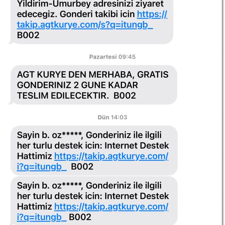 AGT Kurye (aynigunteslim.com) Kargom Nerede? Beklenen Teslimatın Gecikmesi