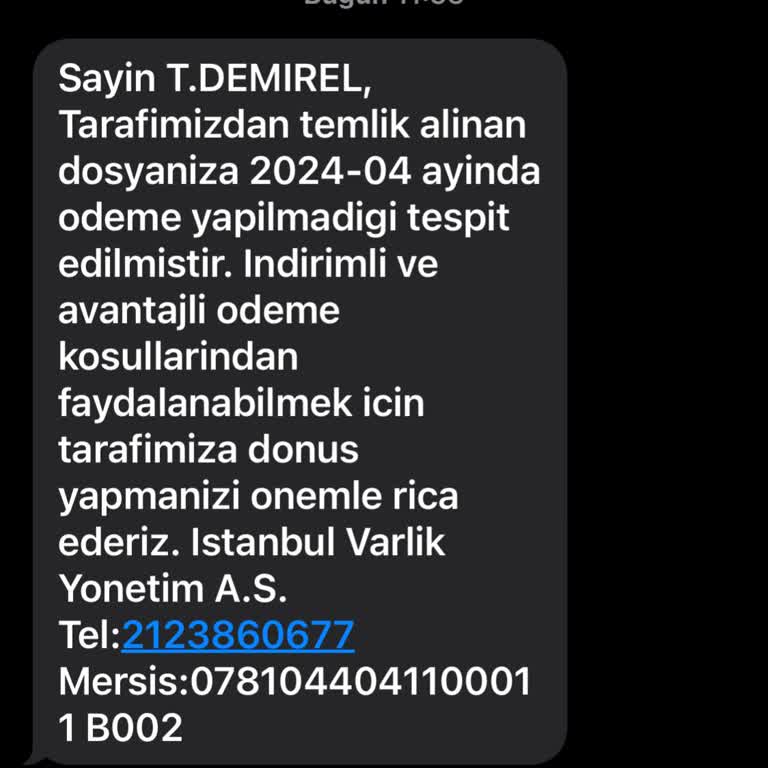 İstanbul Varlık Yönetim Aş İle İlgili Şikayetim Var!