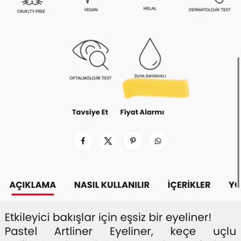 Pastel Kozmetik Pastel Water Artliner Şikayet