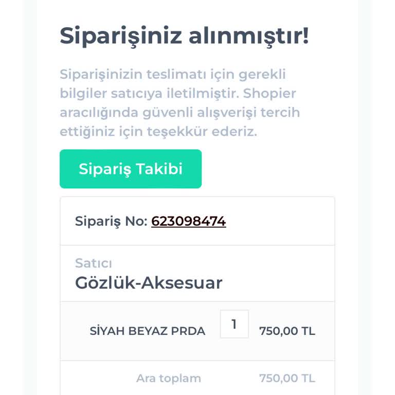 Shopier'den Siparişim Hala Kargoya Verilmedi