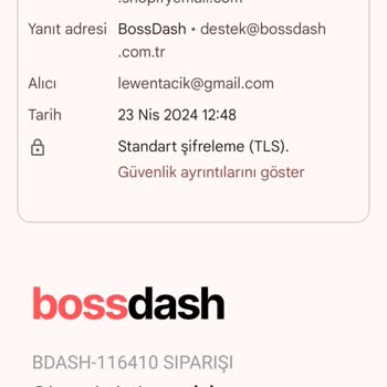 Bossdash C1 Ürünü Satan Bossdash.com.tr Adresinden Şikayetçiyim