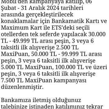 İş Bankası ETS Tur Rezervasyonundan Kazandığımız Puanları Yatırmıyor!