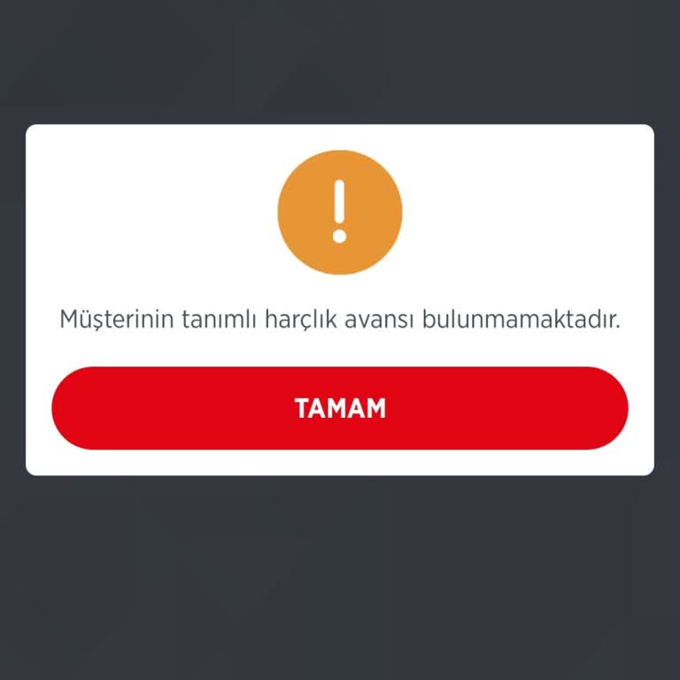 Ziraat Bankası Harçlık Avansımı Kullanamıyorum.