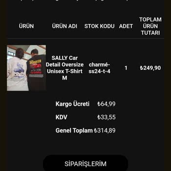 Charmé Butik Siparişim 1 Aydır Elime Ulaşmadı