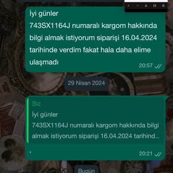 Charmé Butik Siparişim 1 Aydır Elime Ulaşmadı