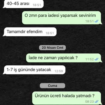 Sneakersdaytr (Instagram) Ayakkabı Siparişimde Numara Sorunu Ve İade Problemi