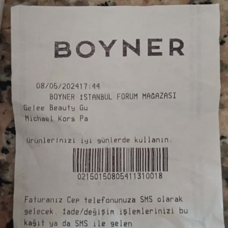 Boyner Parfüm Alışverişi Ve Hüsran
