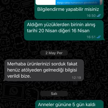 Aja Jewels Satın Alınan Ürünleri Göndermiyor