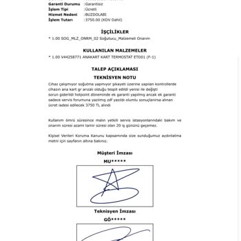 Vestel Refused Warranty For Ariston Hotpoint Fridge