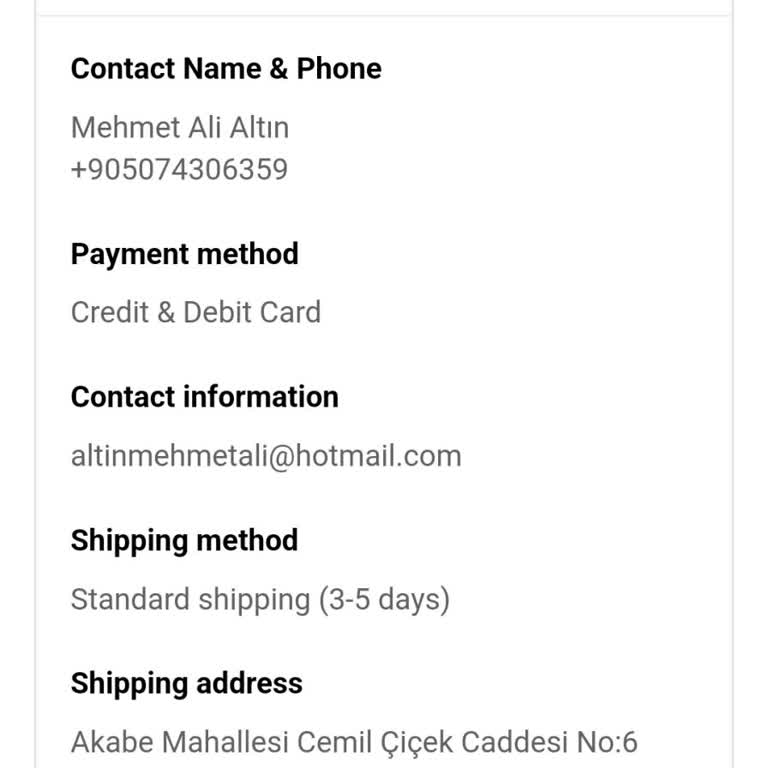 İnternet Ürünün Gelmemesi