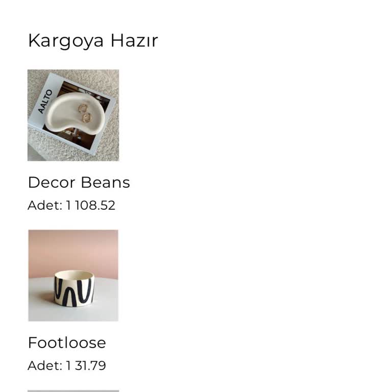 Vina Seramik Kargoya Hazır Ama Verilmiyor