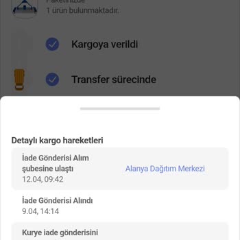 Hepsiburada Kolay İade Sonrası Ürün Satıcıya Ulaşmıyor