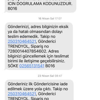 MNG Söke Şubesi Siparişlerimi Getirmiyor