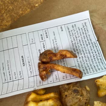 Popeyes Ten Yemek Siparişi Verdim