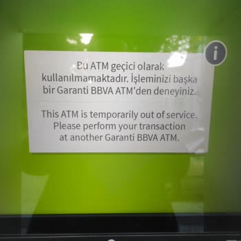 Garanti BBVA ATM Sıkıntısı Ve Paramı Geri Ödememeleri