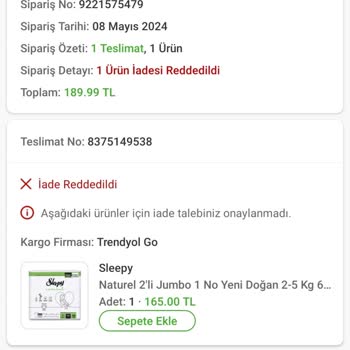 Trendyol Asistanın Yanlış Bilgilendirmesi Yüzünden Mağdur Edildim