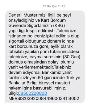 Denizbank Bilgi Vermeden Kart Aidat Ve Sigorta Parası Kesmesi