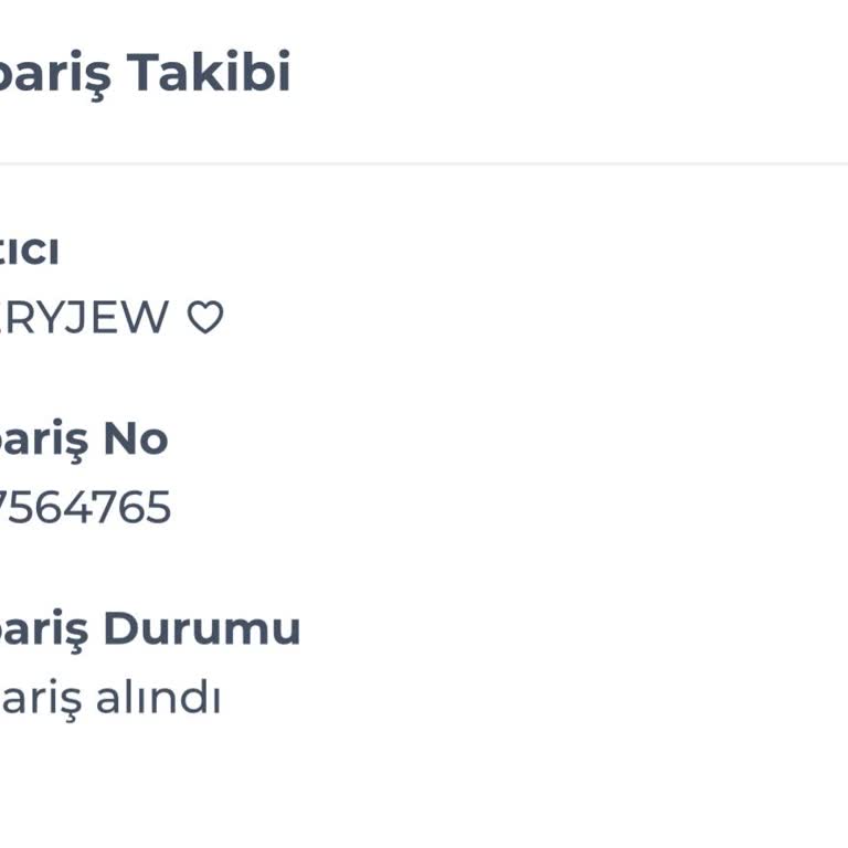 Mery Jewelry Ücretini Ödediğim Ürünü Göndermiyorlar