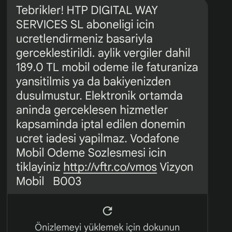 Vodafone Fatura Şaşkınlığı: İstenmeyen Üyelik Ücreti!