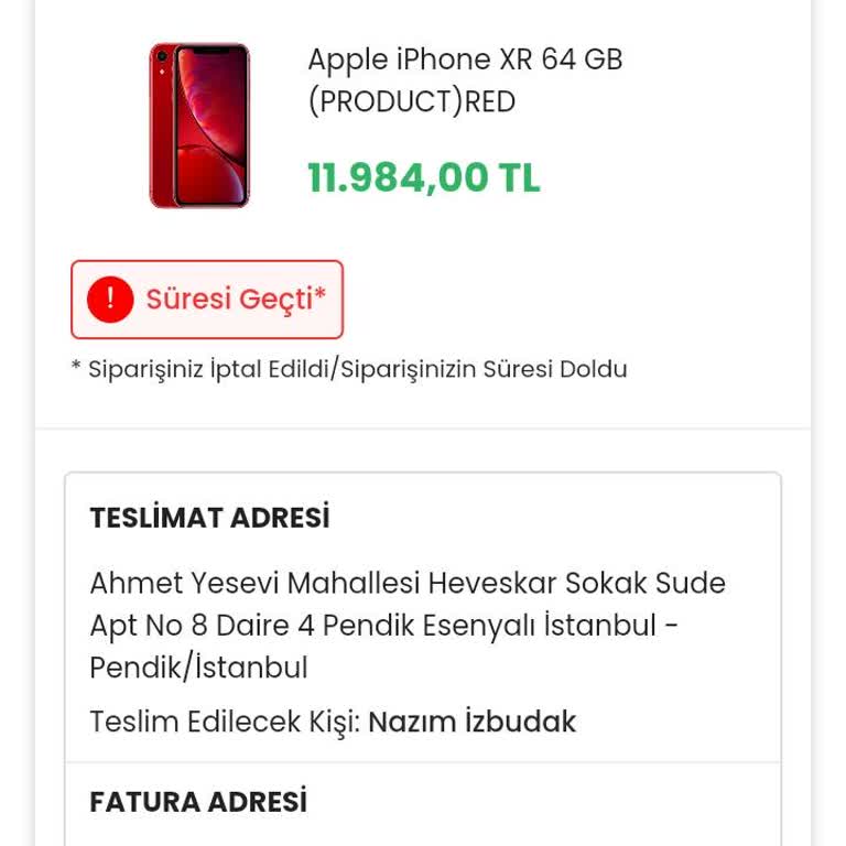 EasyCep Gelmeyen Telefon Siparişi