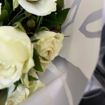 Çiçek Sepeti Bayat Kesilmiş Orantısız Güller. Ve Desteğinin Şekli