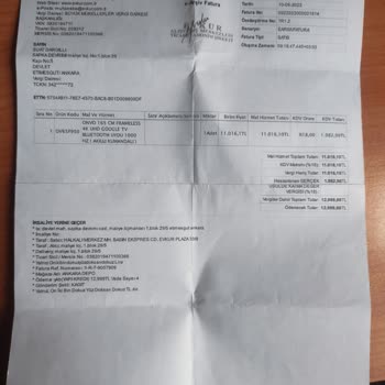 Atmaca Elektronikten Onvo Marka Almam. Müşteriye Yalan Söylüyorlar.