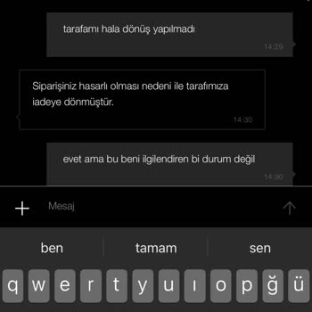 Zara Kargomu Hasarlı Verdiği İçin Teslim Alamadım