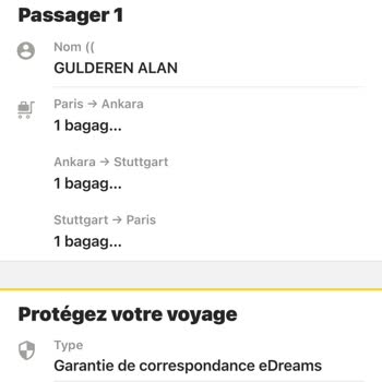 eDreams Ticket Change Request
