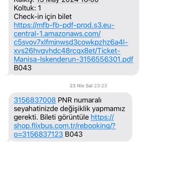 Kamil Koç Bilet Parasının İadesi Yapılmadı