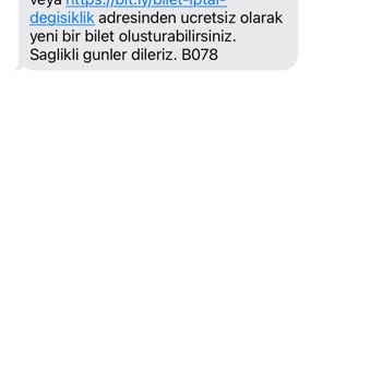Kamil Koç Bilet Parasının İadesi Yapılmadı