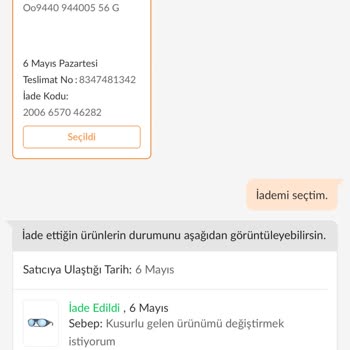 Trendyol Ücret İadesi Oyunu Ve Sıfır Diye İkinci El Ürün Satışı.