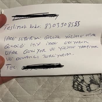 Trendyol Ücret İadesi Oyunu Ve Sıfır Diye İkinci El Ürün Satışı.