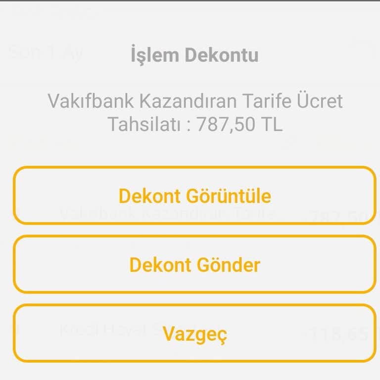 VakıfBank Kazandıran Tarife Ücreti