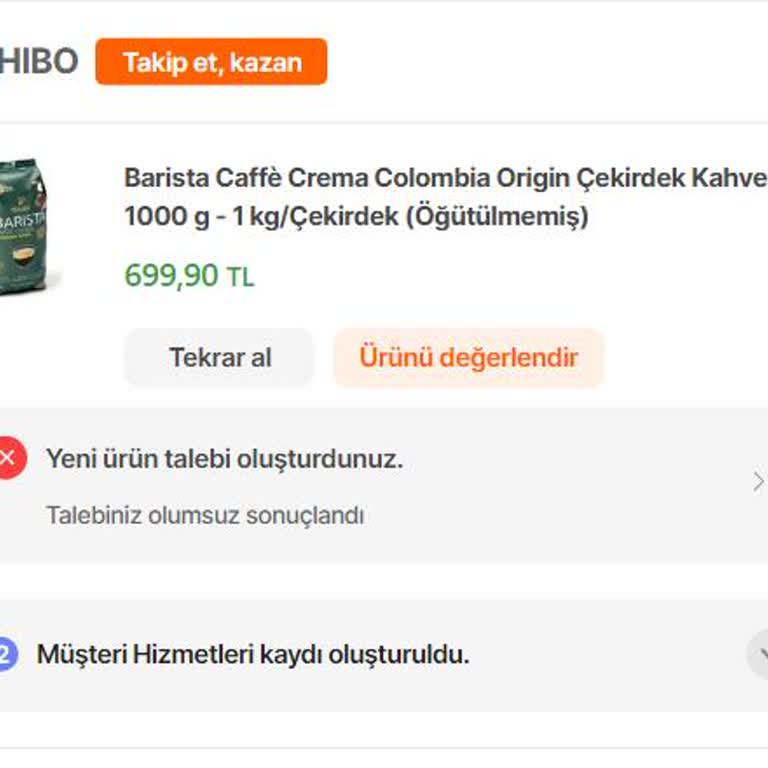 Tchibo Yetkili Satıcısından Aldığım Ayıplı Ürün Ve Yaşanan Mağduriyet