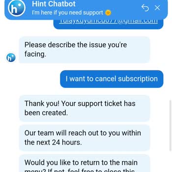 Hint App Hint Abonelik İptali