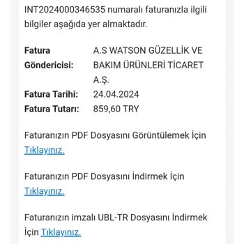 Watsons Puan Yüklenmemesi Ve Müşteri Hattına Ulaşamama Sorunu