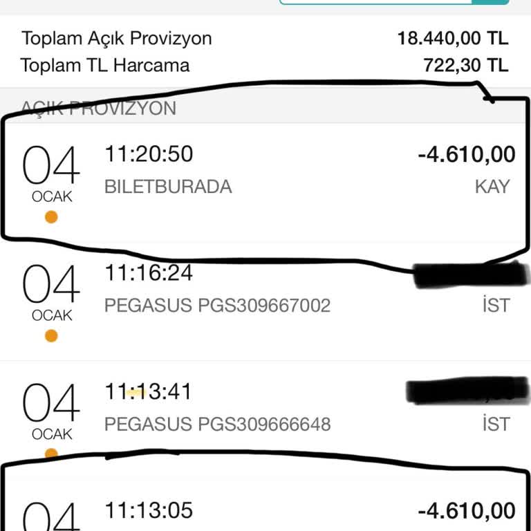 Garanti Bankası İşlem İptali